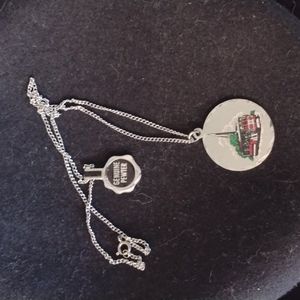 San Francisco Trolley Necklace Genuine Pewter